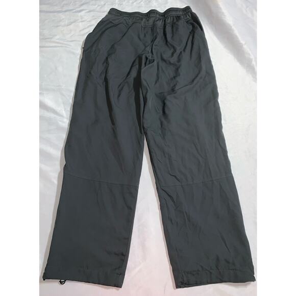 Nike Dri Fit Ankle-Zip Track Grey Pants w/ drawstring Zip Pockets Mens Large - Picture 5 of 9